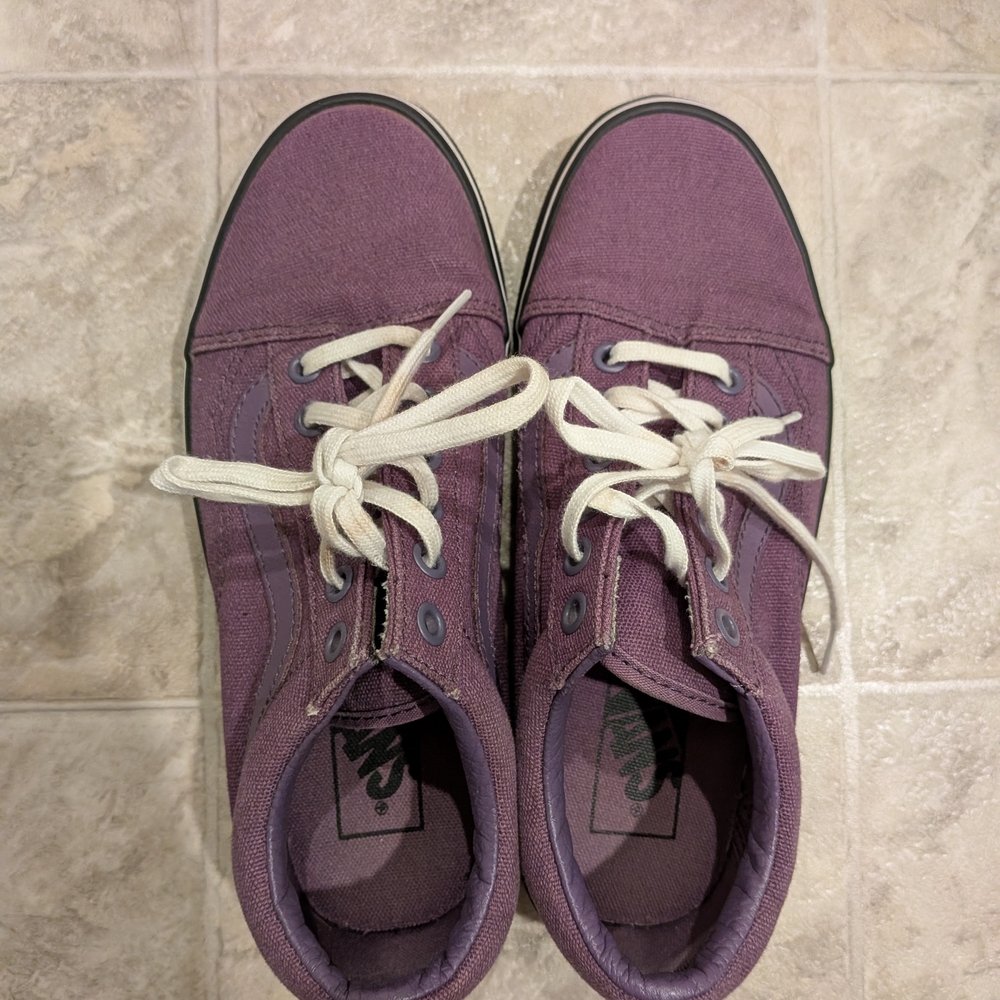 Vans Purple Canvas Sneakers